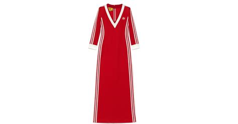 red gucci adidas dress|red dress gucci party dresses.